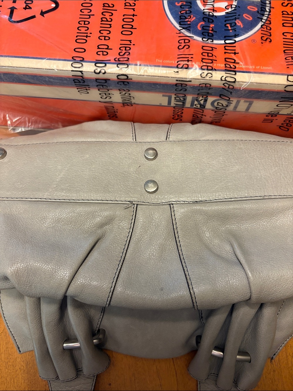 CLASSY TENTAZIONE DUE GRAY LEATHER POCKET BOOK 🌹 - Picture 7 of 12